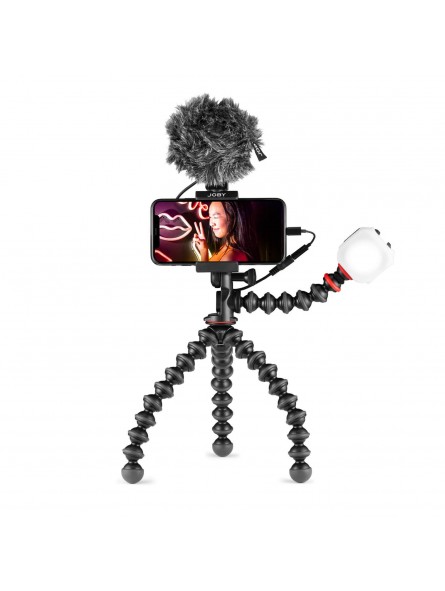 Joby GorillaPod Mobile Vlogging Kit Joby - Przenośny i lekki — zaprojektowany dla twórców treści mobilnych Elastyczny — mobilny 