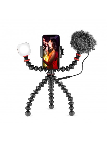 Joby GorillaPod Mobile Vlogging Kit Joby - Przenośny i lekki — zaprojektowany dla twórców treści mobilnych Elastyczny — mobilny 