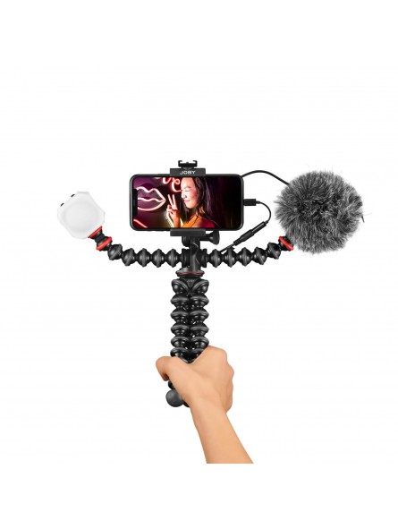 Joby GorillaPod Mobile Vlogging Kit Joby - Przenośny i lekki — zaprojektowany dla twórców treści mobilnych Elastyczny — mobilny 