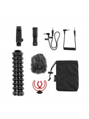 Joby GorillaPod Creator Kit Joby - GripTight Smart Mount bezpiecznie trzyma telefon w rozmiarze Pro Max Działa w trybie poziomym