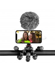 Joby GorillaPod Creator Kit Joby - GripTight Smart Mount bezpiecznie trzyma telefon w rozmiarze Pro Max Działa w trybie poziomym