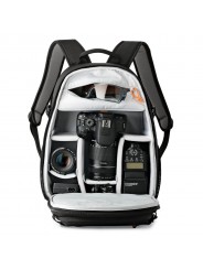 Plecak Tahoe BP 150 Black Lowepro - Pasuje do lustrzanek cyfrowych z obiektywem zestawu (takim jak 18-135 mm), dodatkowym obiekt