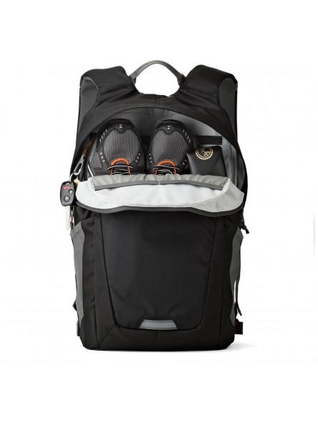 Plecak Photo Hatchback BP 250 AW II Black Lowepro - Pasuje do lustrzanek cyfrowych z dołączonym obiektywem, takim jak 18-105 mm,