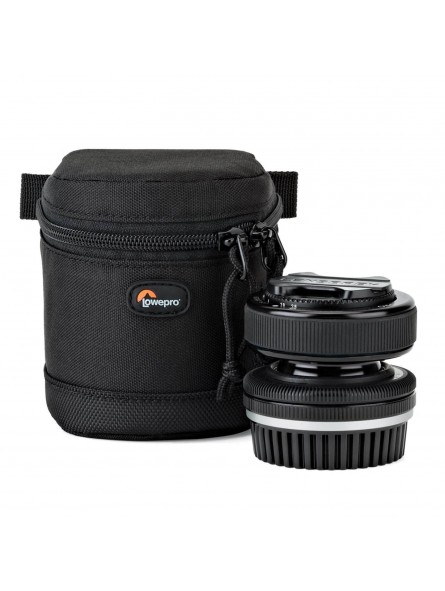 Lowepro Lens Case 7x8cm Black Lowepro - Futerał na obiektyw mieszczący mały obiektyw zmiennoogniskowy do aparatów Mikro Cztery T