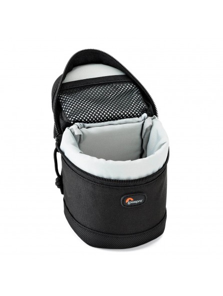 Lowepro Lens Case 7x8cm Black Lowepro - Futerał na obiektyw mieszczący mały obiektyw zmiennoogniskowy do aparatów Mikro Cztery T