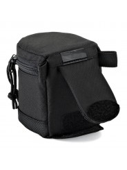 Lowepro Lens Case 7x8cm Black Lowepro - Futerał na obiektyw mieszczący mały obiektyw zmiennoogniskowy do aparatów Mikro Cztery T