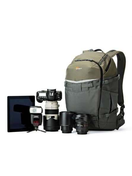 Lowepro Plecak Flipside Trek BP 450 AW Grey Lowepro - Pasuje do lustrzanki cyfrowej (z uchwytem) i dołączonego obiektywu 70-200 