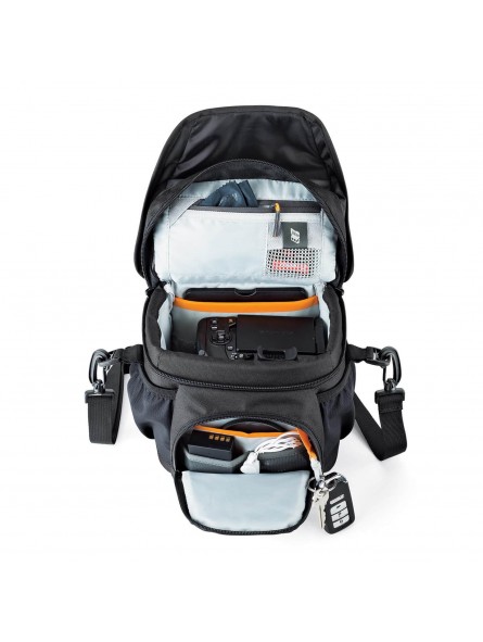 Lowepro Torba Nova 140 AW II Black Lowepro - Pasuje do aparatu bezlusterkowego lub kompaktowej lustrzanki cyfrowej z dołączonym 