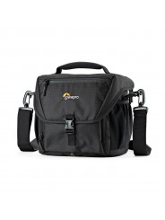 Torba Nova 170 AW II Black Lowepro - Pasuje do lustrzanek cyfrowych z dołączonym obiektywem 24-105mm, 1-2 dodatkowymi obiektywam