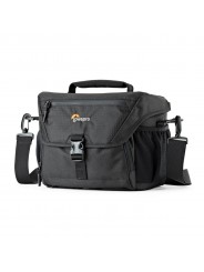 Lowepro Torba Nova 180 AW II Black Lowepro - Pasuje do lustrzanek cyfrowych o głębokości Pro i dołączonego obiektywu 24-105 mm, 