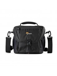 Torba Nova 170 AW II Black Lowepro - Pasuje do lustrzanek cyfrowych z dołączonym obiektywem 24-105mm, 1-2 dodatkowymi obiektywam