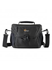 Lowepro Torba Nova 180 AW II Black Lowepro - Pasuje do lustrzanek cyfrowych o głębokości Pro i dołączonego obiektywu 24-105 mm, 