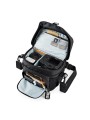 Lowepro Torba Nova 180 AW II Black Lowepro - Pasuje do lustrzanek cyfrowych o głębokości Pro i dołączonego obiektywu 24-105 mm, 