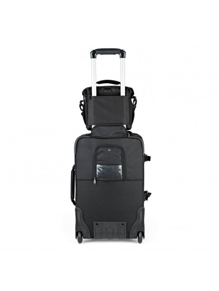 Torba Nova 170 AW II Black Lowepro - Pasuje do lustrzanek cyfrowych z dołączonym obiektywem 24-105mm, 1-2 dodatkowymi obiektywam