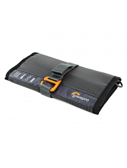 Lowepro GearUp Wrap Dark Grey Lowepro - Kompaktowy organizer podróżny na kable telefoniczne, adaptery, pamięci USB i małe urządz