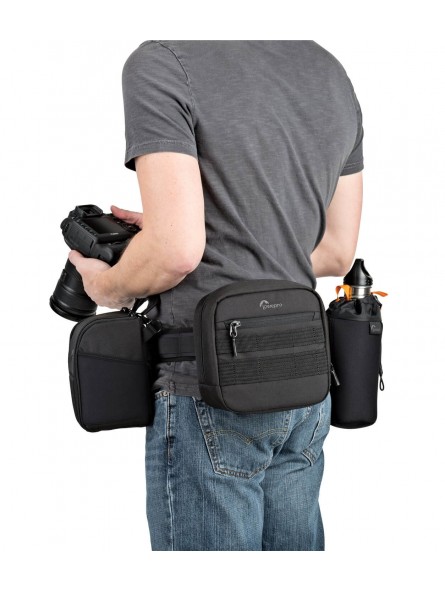 Lowepro ProTactic Utility Belt Lowepro - Wzmocniony pas „duty” równomiernie rozkłada ciężar i utrzymuje sprzęt pod ręką. Dopasow