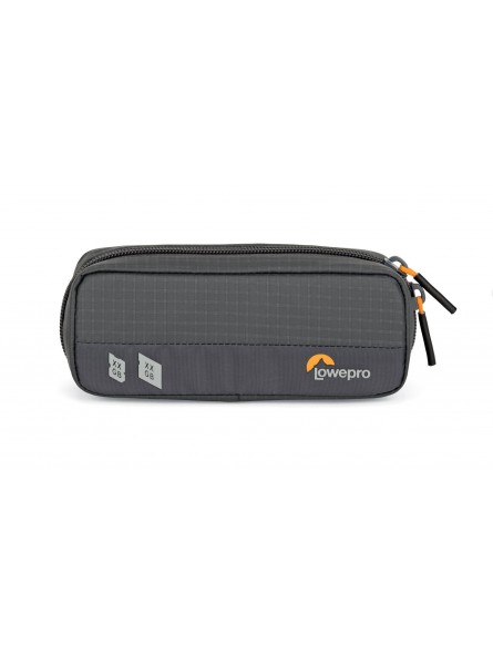 Lowepro GearUp Memory Wallet 20 Dark Grey Lowepro - Pasuje do kart CF, XQD i SD Zaczep do paska z tyłu zapewnia łatwy i bezpiecz