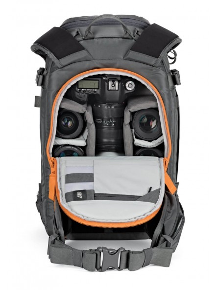 Lowepro Plecak Whistler BP 350 AW II Grey Lowepro - Dostęp od góry i od strony korpusu pasuje do standardowych lustrzanek cyfrow