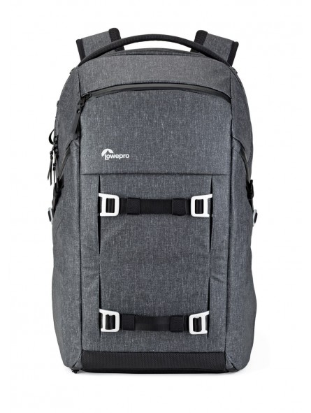 Plecak FreeLine BP 350 AW Grey Lowepro - System rozdzielaczy QuickShelf™ otwiera się na 3-poziomową półkę lub składa się na płas