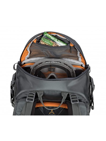 Lowepro Plecak Whistler BP 350 AW II Grey Lowepro - Dostęp od góry i od strony korpusu pasuje do standardowych lustrzanek cyfrow