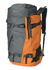 Lowepro Plecak Powder BP 500 AW Grey/Orange Lowepro - Pasuje do standardowych aparatów i obiektywów DSLR i Pro Mirrorless Bezpie