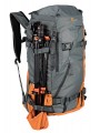 Lowepro Plecak Powder BP 500 AW Grey/Orange Lowepro - Pasuje do standardowych aparatów i obiektywów DSLR i Pro Mirrorless Bezpie