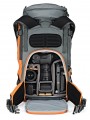 Lowepro Plecak Powder BP 500 AW Grey/Orange Lowepro - Pasuje do standardowych aparatów i obiektywów DSLR i Pro Mirrorless Bezpie