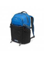 Lowepro Plecak Photo Active BP 300 AW Blue/Black Lowepro - System rozdzielaczy QuickShelf™ otwiera się na 3-poziomową półkę lub 