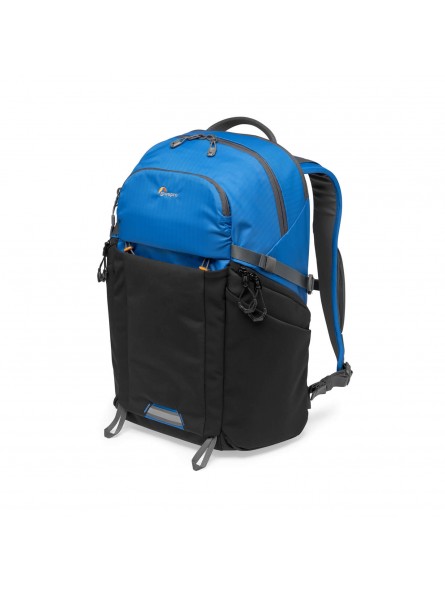 Lowepro Plecak Photo Active BP 300 AW Blue/Black Lowepro - System rozdzielaczy QuickShelf™ otwiera się na 3-poziomową półkę lub 