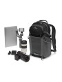 Lowepro Plecak Photo Active BP 200 AW Black/Grey Lowepro - System rozdzielaczy QuickShelf™ otwiera się na 3-poziomową półkę lub 