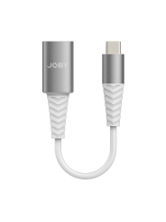 Adapter USB-C - USB-A 3.0 Joby - Zaprojektowany dla twórców treści będących w ruchu Stylowa i wytrzymała, aluminiowa obudowa w k