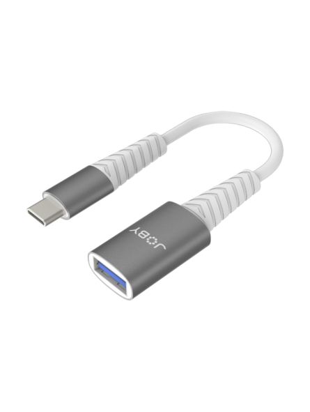 Adapter USB-C - USB-A 3.0 Joby - Zaprojektowany dla twórców treści będących w ruchu Stylowa i wytrzymała, aluminiowa obudowa w k