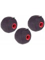 Rycote Baseball, Black (24/25) 3-pack Rycote - 3x osłona przeciwwiatrowa Rycote Baseball 1