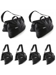 Podstawowy zestaw worków z piaskiem Udengo - 
Bardzo solidna konstrukcja, wysoka wytrzymałość (certyfikowana)
Kieszenie