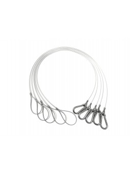 Zestaw linek zabezpieczających Udengo - 
5x linka bezpieczeństwa (2 mm) o wybranej długości
Niezawodna ochrona cennego