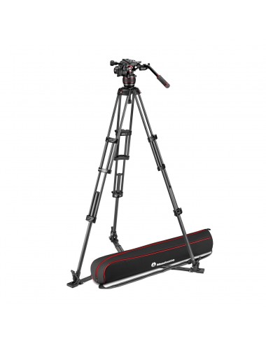 B-Stock Zestaw Twin Carbon z głowicą 608- dolna rozp Manfrotto -  1