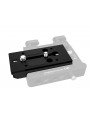 B-Stock AK-101 sliding plate for AKC-3 adapter Slidekamera - Rozmiar: 90mm x 50mm x 11mm Kolor: czarnyWaga: 0,1 kgMateriał: twar