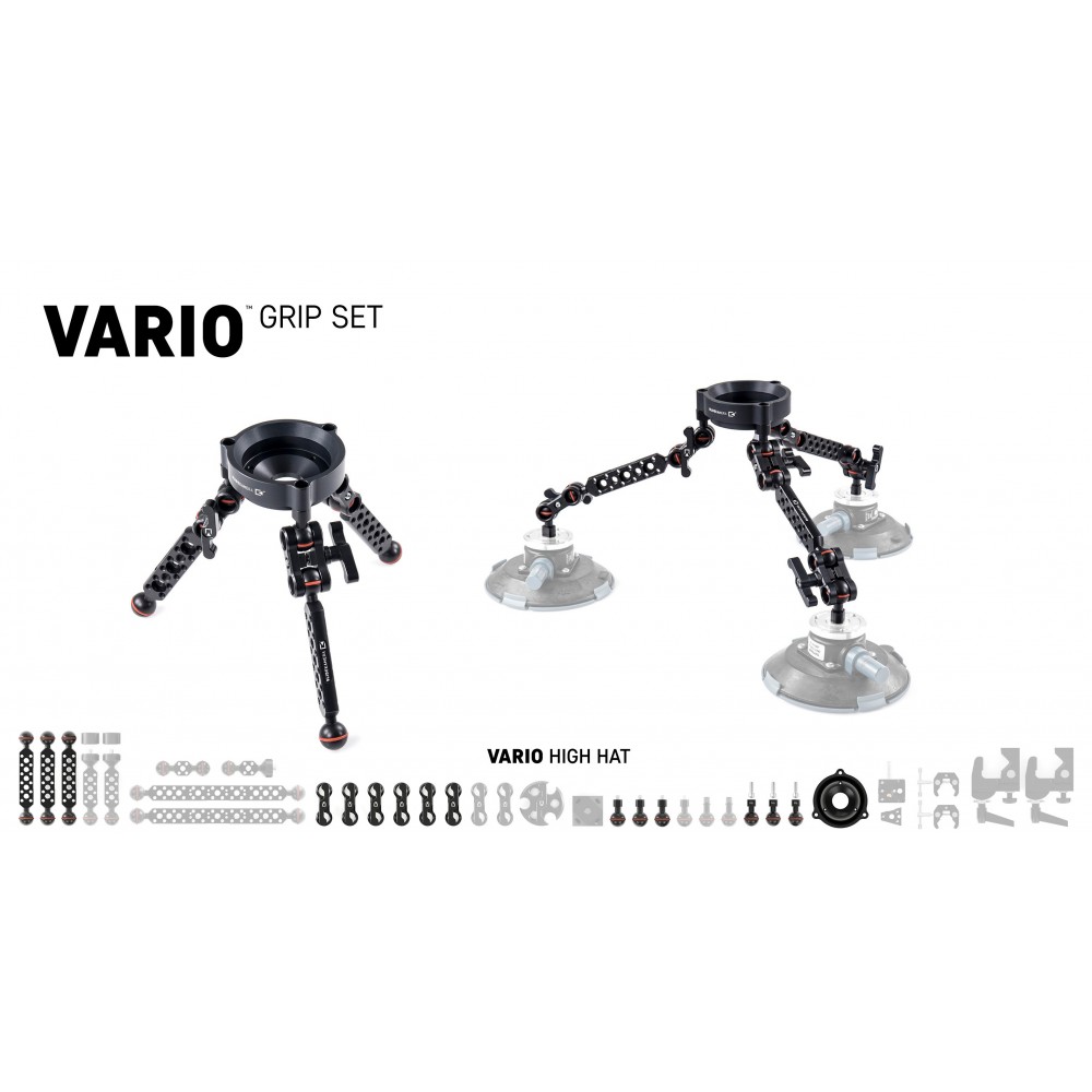 Vario Grip Set Slidekamera - wielofunkcyjny zestaw uchwytów. To jak LEGO dla dużych chłopców. Wideo: