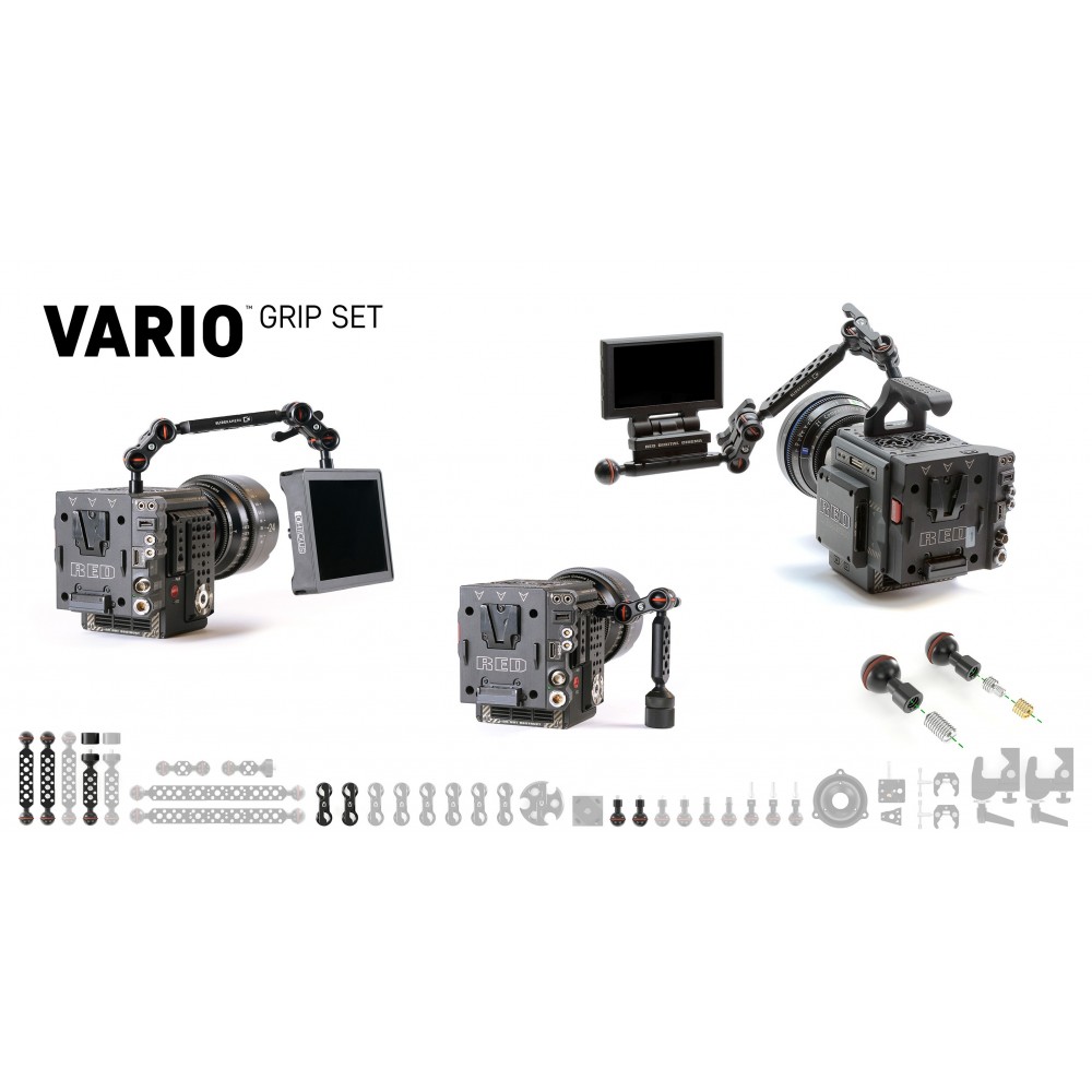 Vario Grip Set Slidekamera - wielofunkcyjny zestaw uchwytów. To jak LEGO dla dużych chłopców. Wideo: