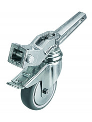 Zestaw 3 kółek z hamulcami 100 mm Silver Avenger - 
Nośność: 90 kg
Dostępne w kolorze srebrnym A9000N 
Zaprojektowany dla