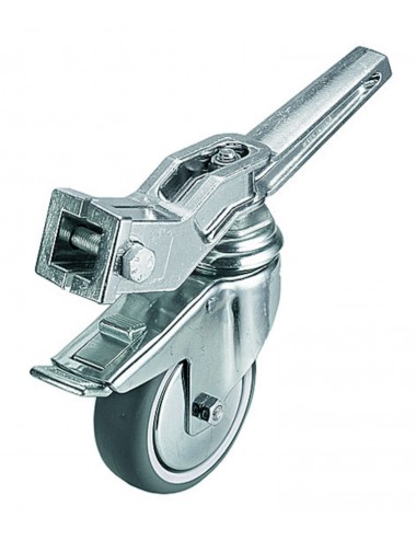 Zestaw 3 kółek z hamulcami 100 mm Silver Avenger - 
Nośność: 90 kg
Dostępne w kolorze srebrnym A9000N 
Zaprojektowany dla