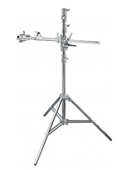 Boom Stand 50 Steel Avenger - Statyw z 4 sekcjami i 3 taśmami nośnymi
Może być używany jako statyw oświetleniowy lub
