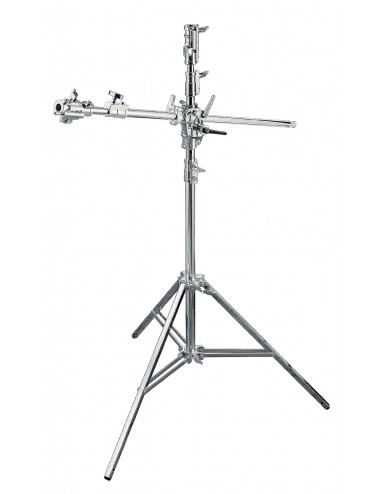 Boom Stand 50 Steel Avenger - Statyw z 4 sekcjami i 3 taśmami nośnymi
Może być używany jako statyw oświetleniowy lub