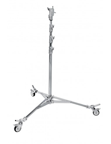 Roller Stand 42 z niską podstawą Avenger - 
Niska podstawa dla dodatkowej stabilności
Nośność: 40 kg
Koła hamujące
Trzy