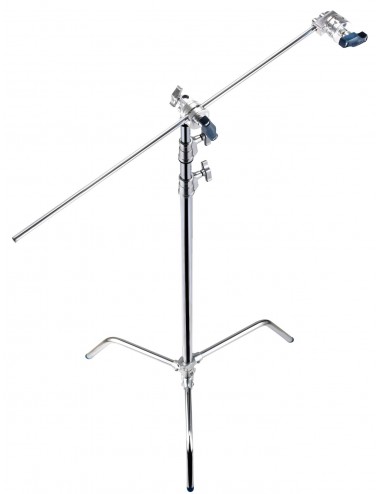 Avenger Zestaw C-Stand 33 srebrny Avenger - 
Stojak z 3 sekcjami i 2 pionami
Nośność: 10kg
Składane lub rozsuwane nogi ( w zesta