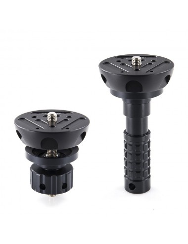 Półkula 75mm 3/8" z Uchwytem Slidekamera - 
Uniwersalna półkula dla wszystkich kamer lub głowic z płaską podstawą i gwintem zewn