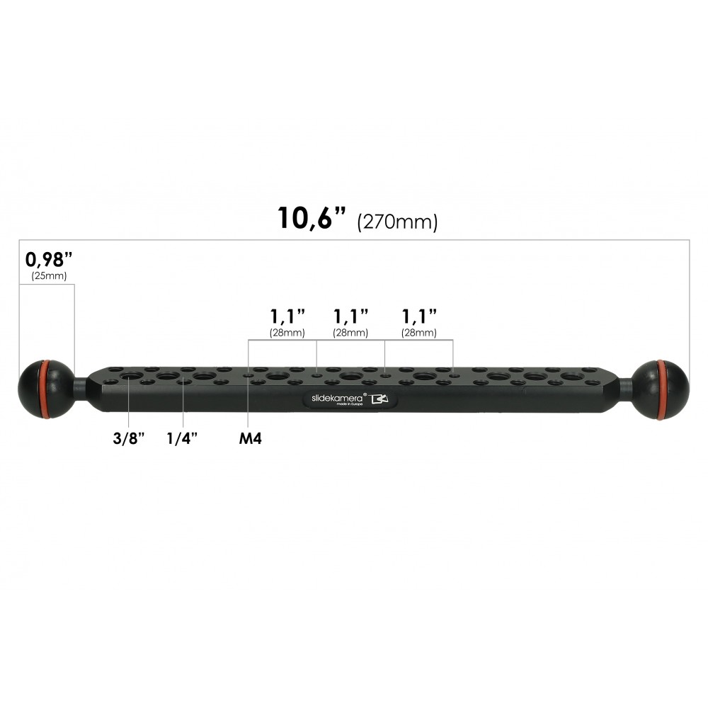 VARIO - Długie ramię przedłużające 10,6" Slidekamera - 
 1