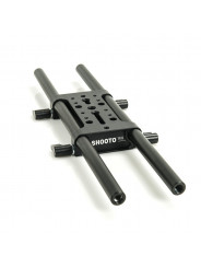 Shooto Rig - Uniwersalny Baseplate Slidekamera - Całkowita długość riga: 250 mm (9,8")Kolor: czarnyWaga: 0,56 kgMateriał: