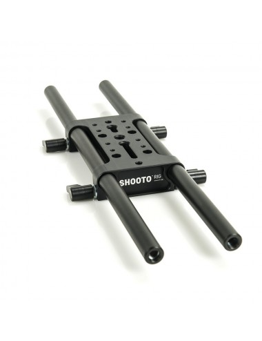 Shooto Rig - Uniwersalny Baseplate Slidekamera - Całkowita długość riga: 250 mm (9,8")Kolor: czarnyWaga: 0,56 kgMateriał: