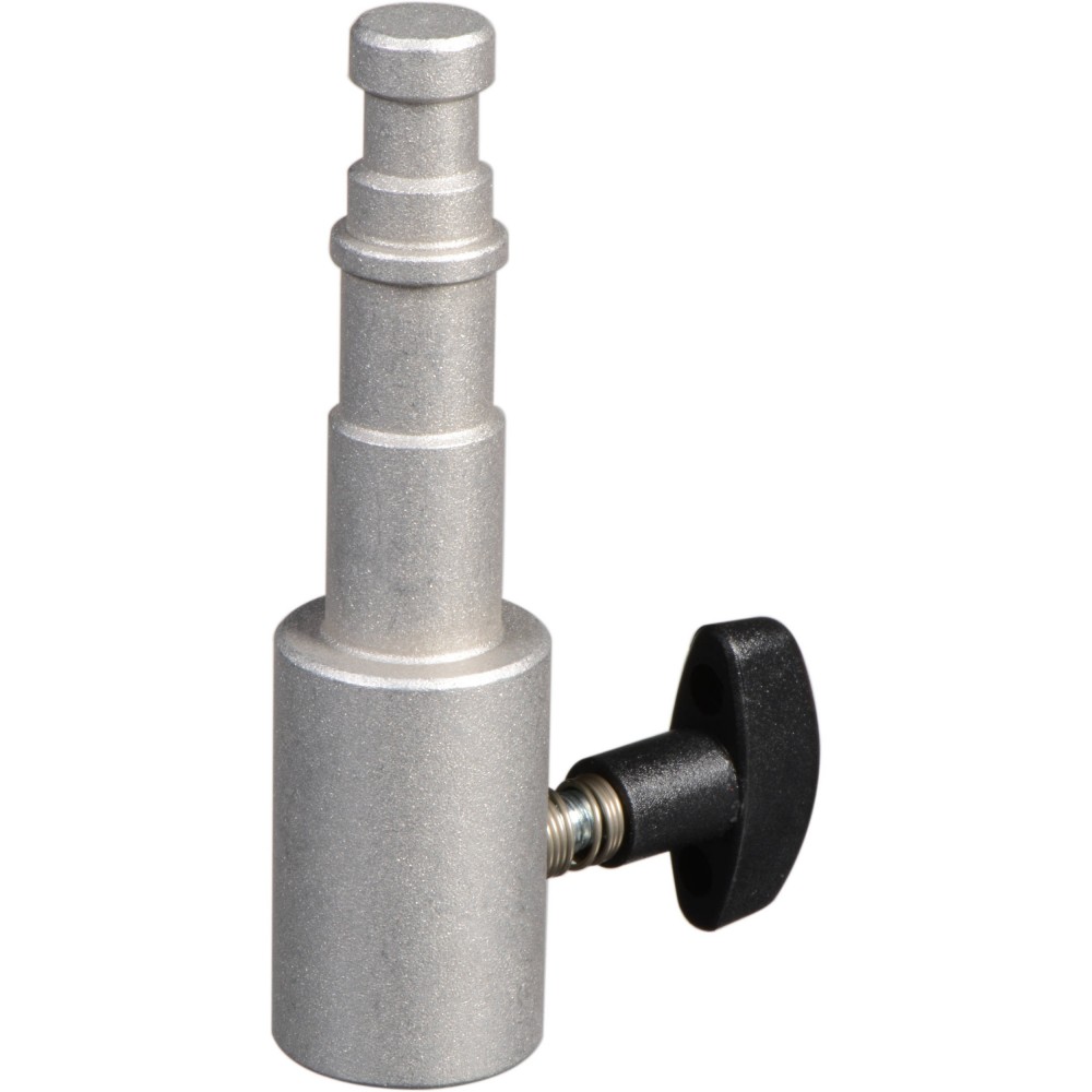 Adapter statywu z 5/8" na 1/2" Manfrotto - Górny trzpień mocujący 5/8'' (16 mm)
Gniazdo mocowania 5/8'' (16 mm)
Konstrukcja